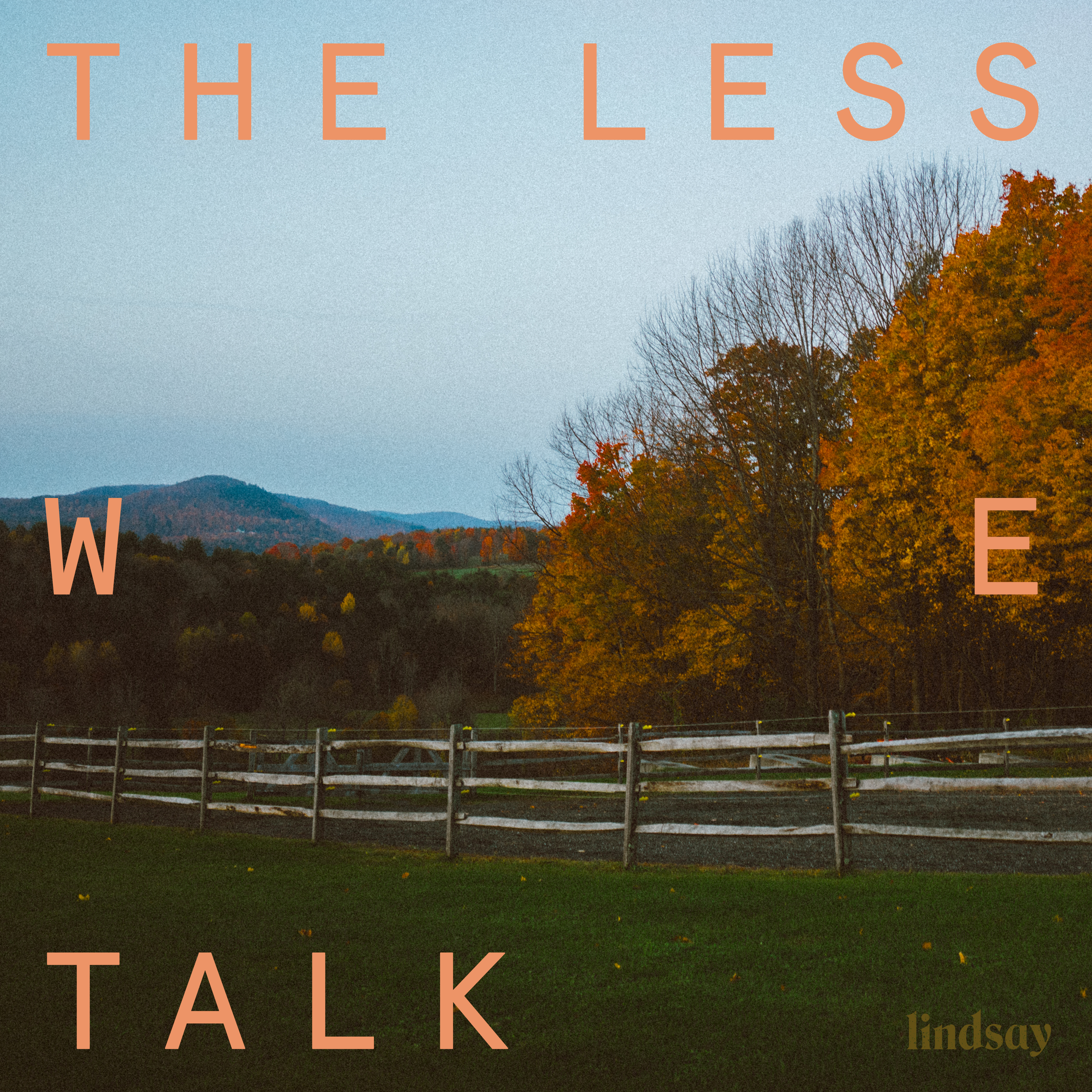 The Less We Talk artwork