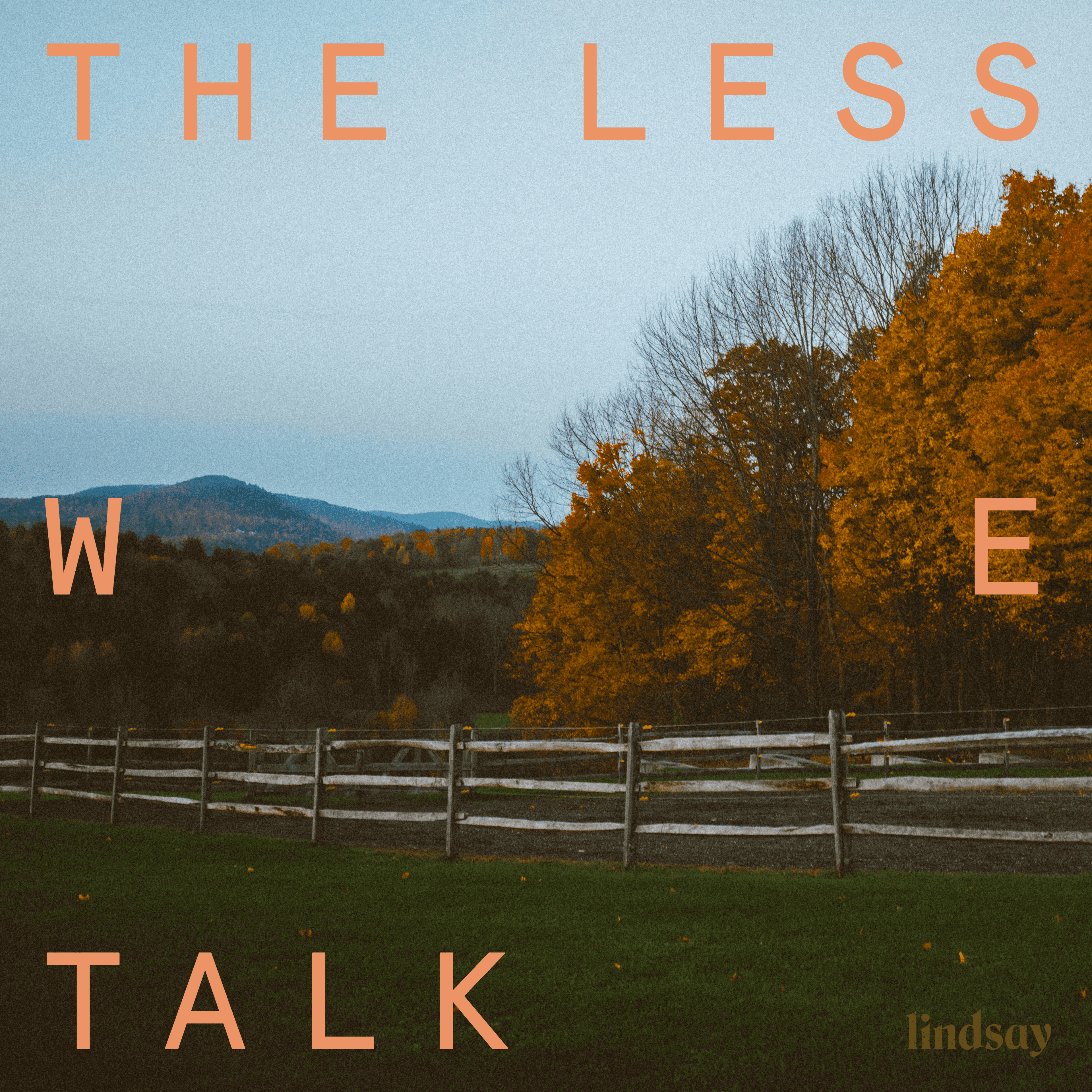 The Less We Talk cover artwork